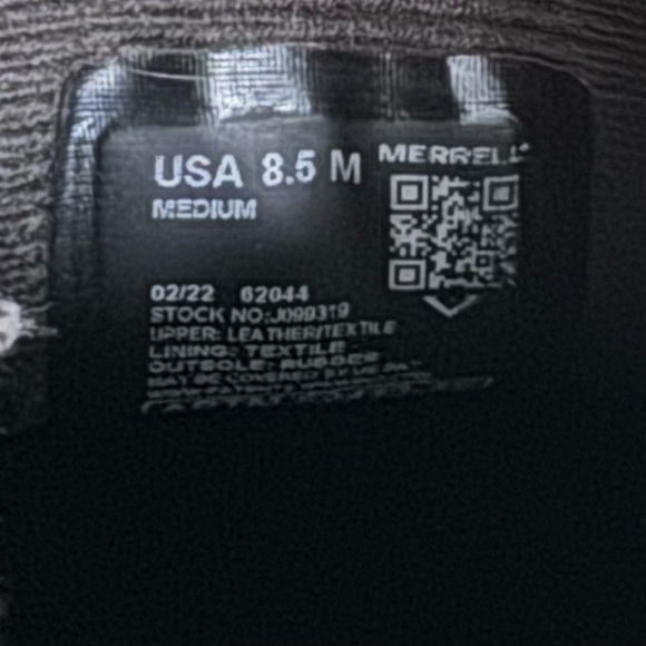 Merrell Work Leather Slip-On Shoes Non-Slip Outdoor Fall Utility Brown Men’s 8.5 - Picture 9 of 15